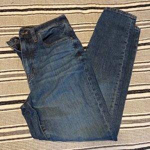 Madewell high rise slim boyjean